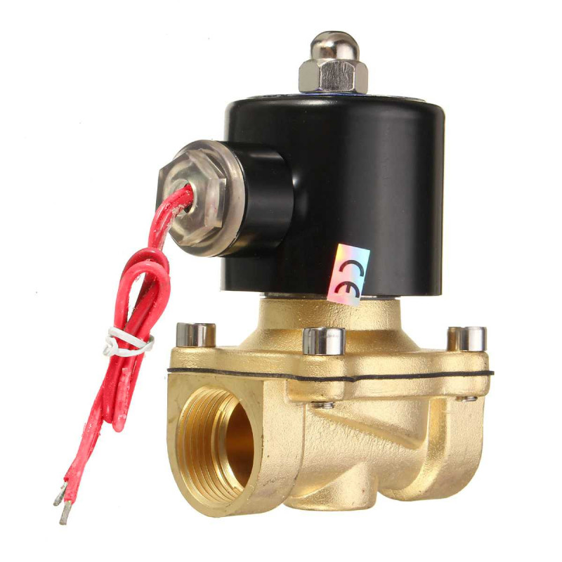 Selenoid Valve Katup Solenoida Pipa Air Stop kran Listrik AC 220V Selenoid Valve Katup Solenoida Pipa Air Stop kran Listrik AC 220V