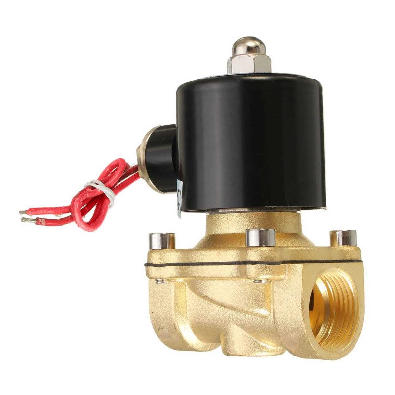 Selenoid Valve Katup Solenoida Pipa Air Stop kran Listrik AC 220V Selenoid Valve Katup Solenoida Pipa Air Stop kran Listrik AC 220V