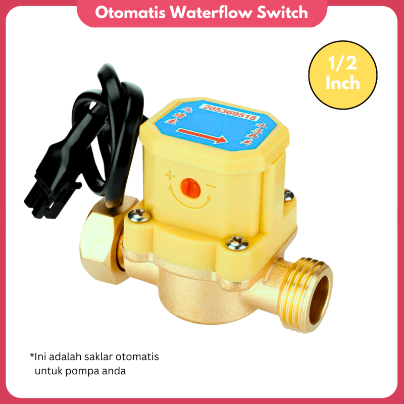 Saklar Otomatis Pompa Water Flow Switch 1/2 Inch