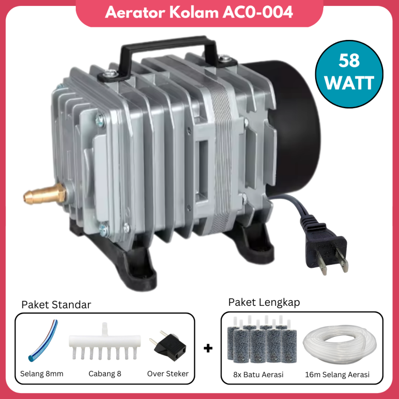 Pompa Aerator Resun ACO 004 Pompa Gelembung Udara Pompa Oksigen Kolam Ikan Pompa Aerator Resun ACO 004 Pompa Gelembung Udara Pompa Oksigen Kolam Ikan
