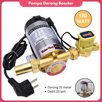 Pompa Pendorong Air Otomatis 120 Watt Pompa Pendorong Air Otomatis 120 Watt