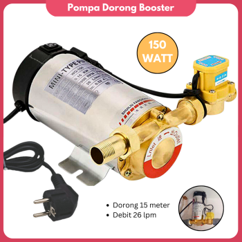 Pompa Pendorong Air Otomatis 150 Watt Pompa Pendorong Air Otomatis 150 Watt