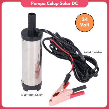 Pompa Celup Solar DC 24V Mini Submersible Pump Transfer Minyak Solar Pompa Celup Solar DC 24V Mini Submersible Pump Transfer Minyak Solar
