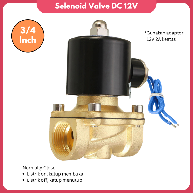 Selenoid Valve Stop Kran DC 12V Solenoid Valve Stopkran Air Selenoid Valve Stop Kran DC 12V Solenoid Valve Stopkran Air