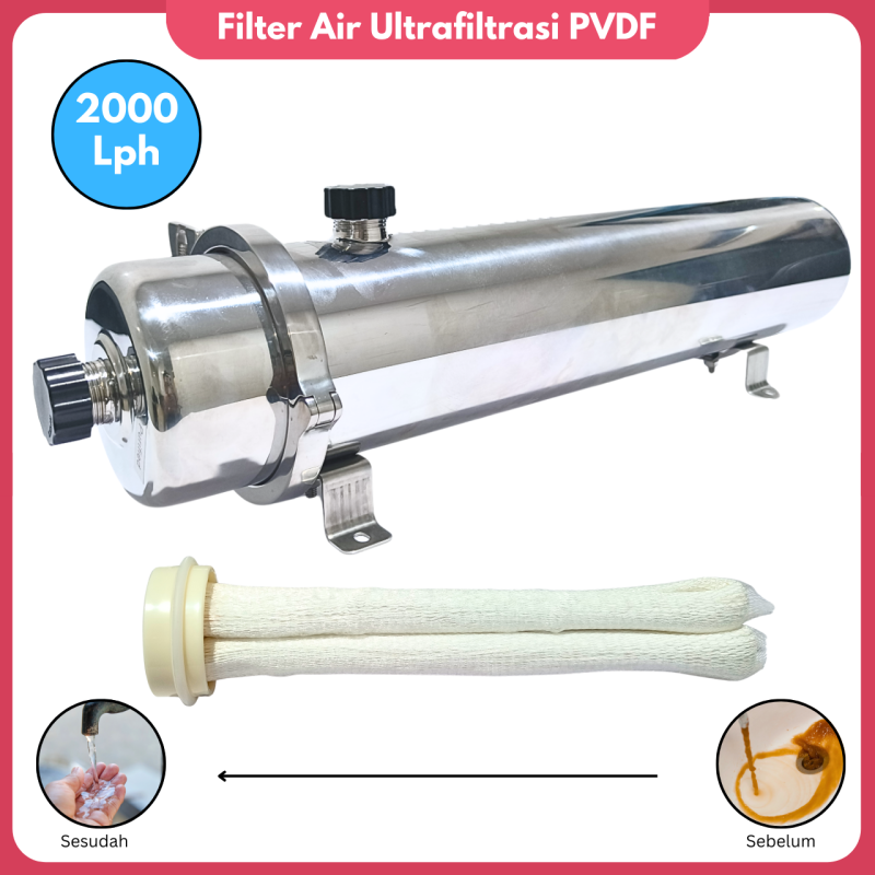 Filter Ultrafiltrasi PVDF Membrane 2000L Filter Ultrafiltrasi PVDF Membrane 2000L