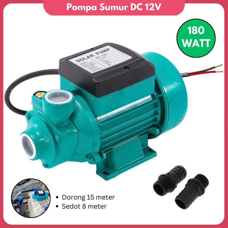Mesin Pompa Air DC 12V Pompa Irigasi Sumur Pertanian 180 Watt Mesin Pompa Air DC 12V Pompa Irigasi Sumur Pertanian 180 Watt