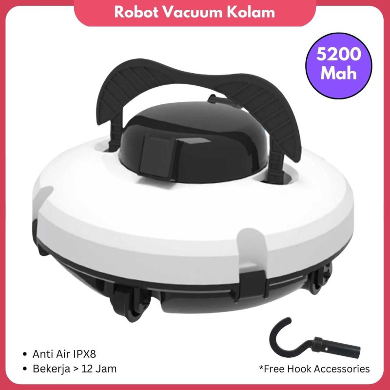 Robot Vacuum Kolam Renang 5200 mAh Robot Vacuum Kolam Renang 5200 mAh