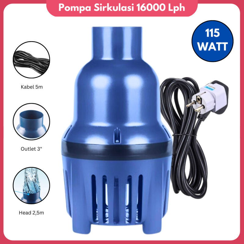 Pompa Kolam Ikan 16000 LpH Pompa Kolam Ikan 16000 LpH