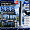 Kaca Film Satu Arah 100cm*500cm - Black Silver