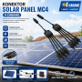 Konektor MC4 1 to 4 Cabang (Set Male-Female) Solar Panel