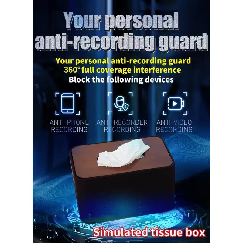 Anti Recording Jammer Max 6m (Tissue Box) Anti Recording Jammer Max 6m (Tissue Box)
