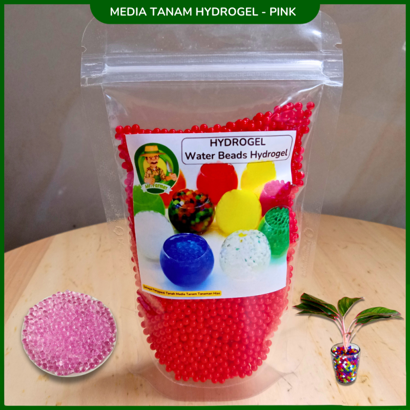 Hydrogel Bola Crystal Air Jel - Gel Beads Pink