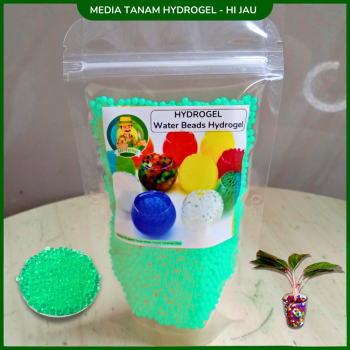 Hydrogel Bola Crystal Air Jel - Gel Beads Hijau