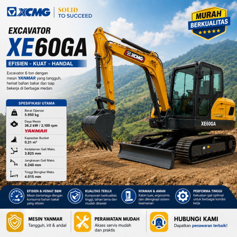 Excavator XCMG - 60GA