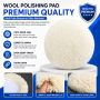 180Mm Wool Polish Wheel - Wool Bulu 7 Inch