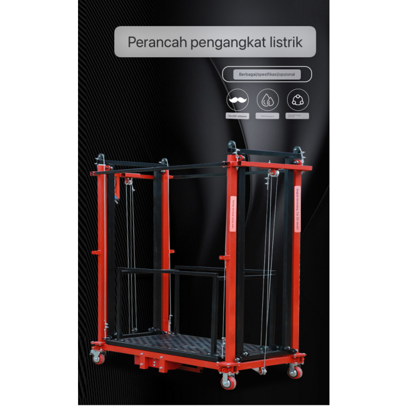 Electric scaffolding mobile lift - 3M 500kg Electric scaffolding mobile lift - 3M 500kg