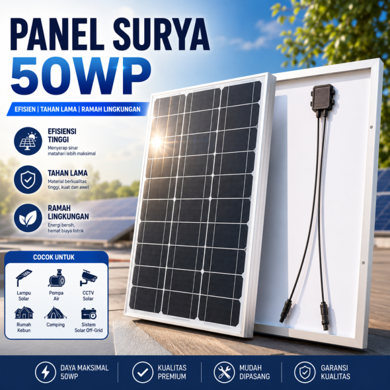 Flexible Solar Panel Surya 50 WP