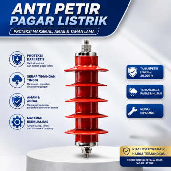 Penangkal Petir Tegangan Tinggi HY5WS-17/50