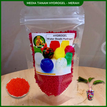 Hydrogel Bola Crystal Air Jel - Gel Beads Merah