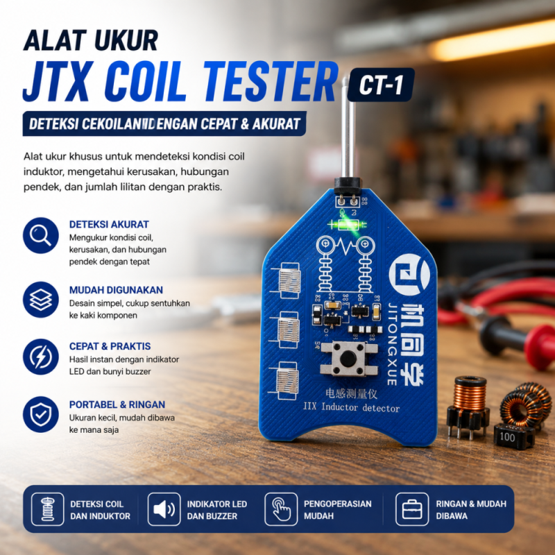 Alat Uji/Ukur Komponen dan Mainboard JTX CT1