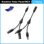 Konektor Solar Panel MC4 1 To 2 Kabel Connector Male Female Solar Cell Surya