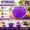 Kristal Air Hidrogel - Bio-Soil Hydrogel 1Kg/Kantong (Warna Ungu)