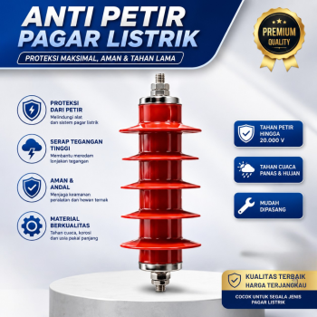 Penangkal Petir Tegangan Tinggi HY5WS-17/50