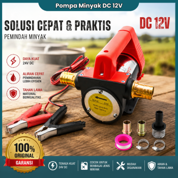 12V Diesel Pump Red