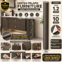 Kertas Sticker Furniture PVC  - Serat Pohon Balsem (1.2m*10m)