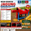 Mesin Perontok Jagung Otomatis Listrik 2200W dengan Saklar ON/OFF