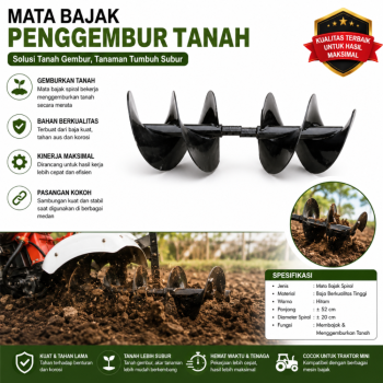 Mata Bajak Penggembur Tanah
