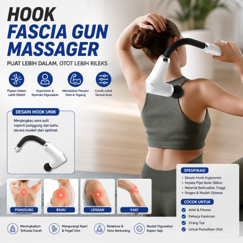 Massager-Hook Fascia Gun