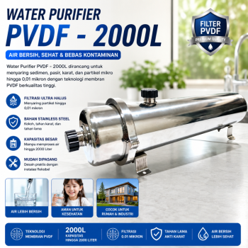 Penyaring Air Pvdf - 2000L