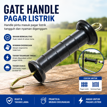 Gate Handle - Pegangan Pegas Gerbang Pagar Listrik Ternak