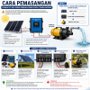 Pompa Irigasi 2 Inch Solar MPPT DC 48V