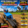 Mesin Penggali Parit Double Rantai Mini | Electric Start