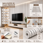 Wallpaper Foam 3D (Putih Keabu-abuan) - 60cm*3m