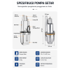 Pompa Celup Getar AC 220V 90M - Submersible