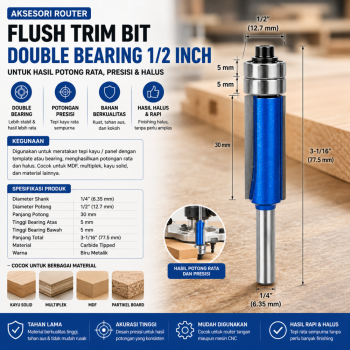 Mata Trimmer Double Bearing 1/2 inch