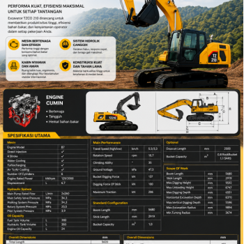 Excavator TZCO 20 Ton - TZ210