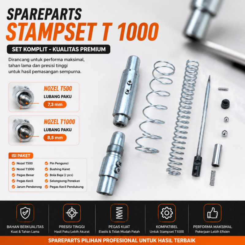 Suku Cadang / Sparepart Stampset T1000