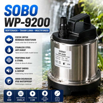 Pompa Celup Stainless Sobo WP-9200