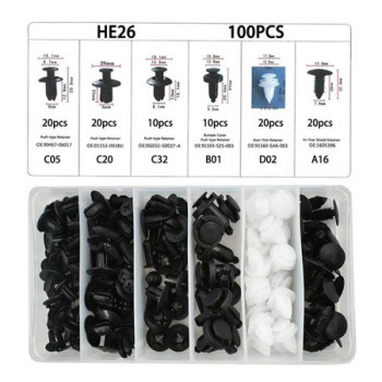 Klip Bemper / Clip Bumper Mobil 100 Pcs