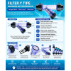 Filter Pipa Transparan 1/2 Inch