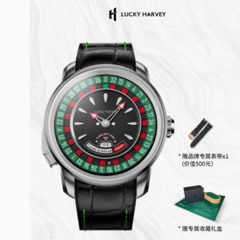 Watch - Lucky Harvey- Silver- European Roulette Watch - Lucky Harvey- Silver- European Roulette