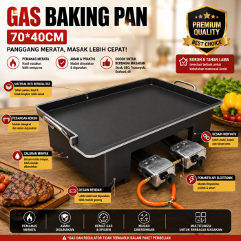 Loyang panggang gas - 70*40cm