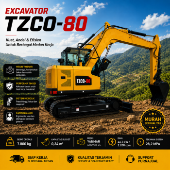 Excavator TZCO - TZ80