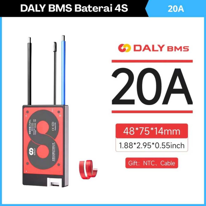 Daily BMS Baterai 4S 20A