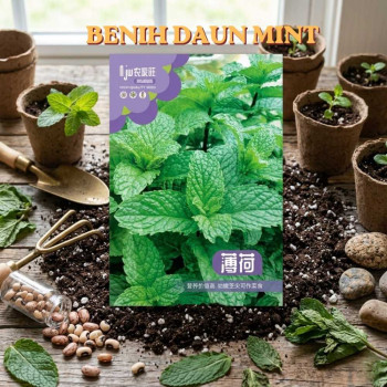 Benih Daun Mint