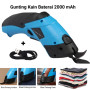 3.6V Cloth Cutting Shears - 2 Blade